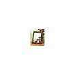 Pack of 3 Hand Sculpted Metal Kitty Cat Table Top Mirrors 9.75"