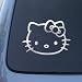 HELLO KITTY - Vinyl Car Decal Sticker #1093 | Vinyl Color: Chrome