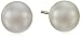 Amazon Collection 14k Gold AA Quality Freshwater Cultured Pearl Stud Earrings (6-7mm)