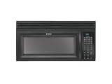 Whirlpool Gold GH4155XPB 1.5 Cu. Ft. Over the Range Microwave Oven with 1000 Cooking Watts & Sensor Cooking Cycles: Black on Black