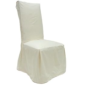 Solid Natural dining chair slipcover set of four slipcovers 407