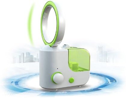 Humidion Ultrasonic Humidifier for Home, Bedroom or Office. Perfect Humidifier for Kids and Babies. Complete 2 in 1 with Bladeless Fan. Ideal For Small Room. No Filter Required. Tested To Work as an Aromatherapy Diffuser.