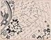 DesignBlocks Old Writing Flower Collage by Hero Arts