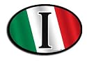 Italy - Wavy Oval Decals