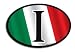 Italy - Wavy Oval Decals