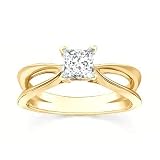 0.25 Carat VS2 - GIA Certified Diamond Solitaire Engagement Ring on 14k White Gold
