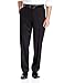 IZOD Men's Golf Microsanded Flat Front Classic Fit Pant, Black, 33W x 32L
