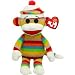 Ty Beanie Babies Socks Monkey (Stripes)