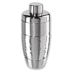 Oggi Hammered 24oz Stainless Steel Barware Cocktail Shaker by Oggi