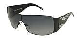 AUTHENTIC VERSACE SUNGLASSES 2081-B 2081B BLACK 1009/8G