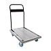 RWM Casters PT-FA Folding Handle Aluminum Platform Trucks, 330 lbs Capacity, 29-1/2" Length x 18-1/2" Width x 32-1/4" Height Folding Handle Aluminum Platform Truck, 330 lbs Capacity Range
