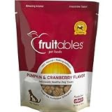 Fruitables All Natural Pumpkin & Cranberry Flavored Dog Treats 7-oz