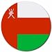 Oman Flag Round Mouse Pad