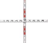 マイゾックス　検測ロッド（クロス標尺）　2468263 K160