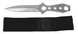 Orig. FOX Wurfmesser mit Nylonscheide silber