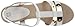 AK Anne Klein Women's Narelle Leather Wedge Sandal