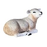 FRP　柔和な子ひつじ / Texelaar LamB Resting　【動物園オブジェ　アニマルオ