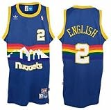 NBA Men's Denver Nuggets Alex English Retired Player Swingman Jersey (Blue, XX-Large)