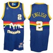 NBA Men's Denver Nuggets Alex English Retired Player Swingman Jersey (Blue, XX-Large)