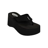 SODA Platform Flip Flop Sandals Black 31ihCOk3XsL. SL160 SODA Platform Flip Flop Sandals Black