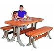 2X4basics 90182 Picnic Table Kit, Sand