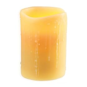 Beeswax Drip Battery-Operated Candle Lamp- 4.5x3" by Enjoy Lighting