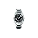 Police Saratoga stainless steel bracelet with black dial watch