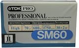 TDK PRO SM60 Professional High Bias Audio Tape (60 min)