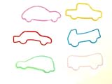 Shaped Rubber Bands Bracelets 12Pack Cars Shaped Rubber Bands Bracelets 12Pack Cars