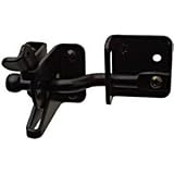 National #N101-220 4 Black ADJ Gate Latch