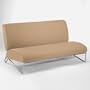 Directions East Easy Rider Loveseat in Khaki Microfiber
