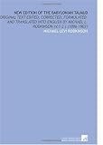 New Edition of the Babylonian Talmud: Original Text Edited, Corrected, Formulated, and Translated Into English by Michael L. Rodkinson (V.1-2 ) (1896-1903)