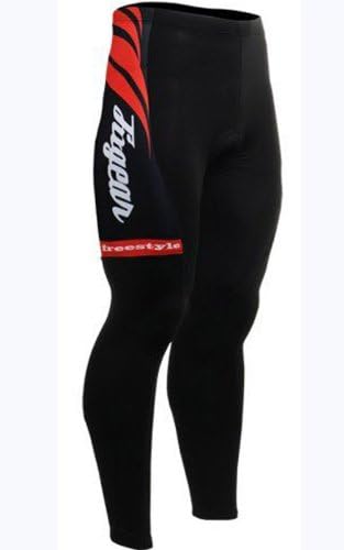 Leohester Men's Long Cycling Pants Red XXL