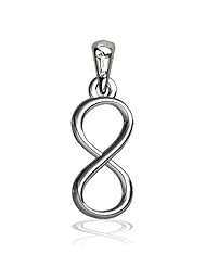 Medium Infinity Symbol Charm,7mm in Sterling Silver