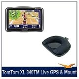 XL 340T Widescreen Car Navigator GPS w/ 4.3" Touchscreen, Lifetime Map Updates, Lifetime Traffic Updates, Lane Guidance, TomTom Map Share technology, & More. Kit Equipped with GPS Dashboard Mount for TomTom GPS