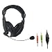 Stereo Leder Kopfhörer Headset inkl. Micro TOP