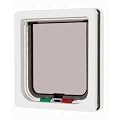 Pet Mate 4 Way Locking Cat Flap White