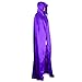 Bestpriceam Deluxe Adult Cloak with Hood (M, Purple)
