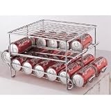 Soda Can Dispenser - Holds 24 Cans - Chrome (Chrome) (9 H x 12 W x 18.75 D)