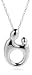 Jewelry : Sterling Silver Mother and Child Pendant by Janel Russell, 18"