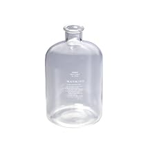 Corning Pyrex Borosilicate Glass Cylindrical Serum Bottle with Tooled Neck