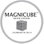Magnicube Magnet Balls Silver Edition 216 Piece Magnetic Puzzle (Tin Gift Set)