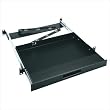 Rack keyboard shelf - 1U - black