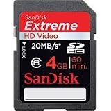 SanDisk 4GB ExtremeIII SDHC Card