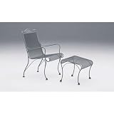 Brentwood High Back Lounge Chair - Wrought Iron Patio Furniture