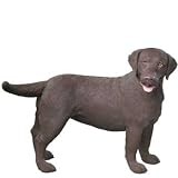 Sandicast Companion Labrador Retriever Standing Statue, CHOCOLATE