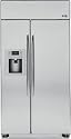 GE Profile : PSB42YSXSS 42in Built-in Side by Side Refrigerator - Stainless Steel