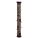 Droll Yankees CJM23B 23-Inch Burgundy New Generation Sunflower Tube Feeder