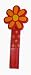 Kitchen & Housewares : Fun and Funky Flower Shaped Wooden Bookmark. Styled in Bright, Vibrant Colours to Encourage the Enjoyment of Reading - Ideal Children's Gift, Great for a Birthday Presents, Party Bag or Well Done Reward. P&P Only £2 - Sent Same Day.