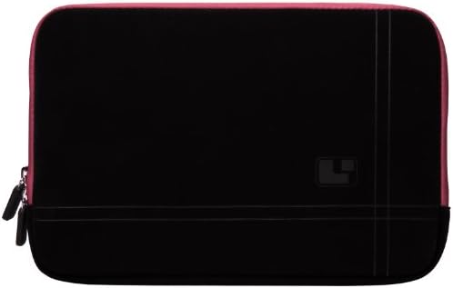 Macbook Pro 13" Notebook Case Electric Pink Neoprene Padded Zippered Sleeve with Bubble Wrap Style Memory Foam Inner Padding for Macbook Pro 13" Notebooks